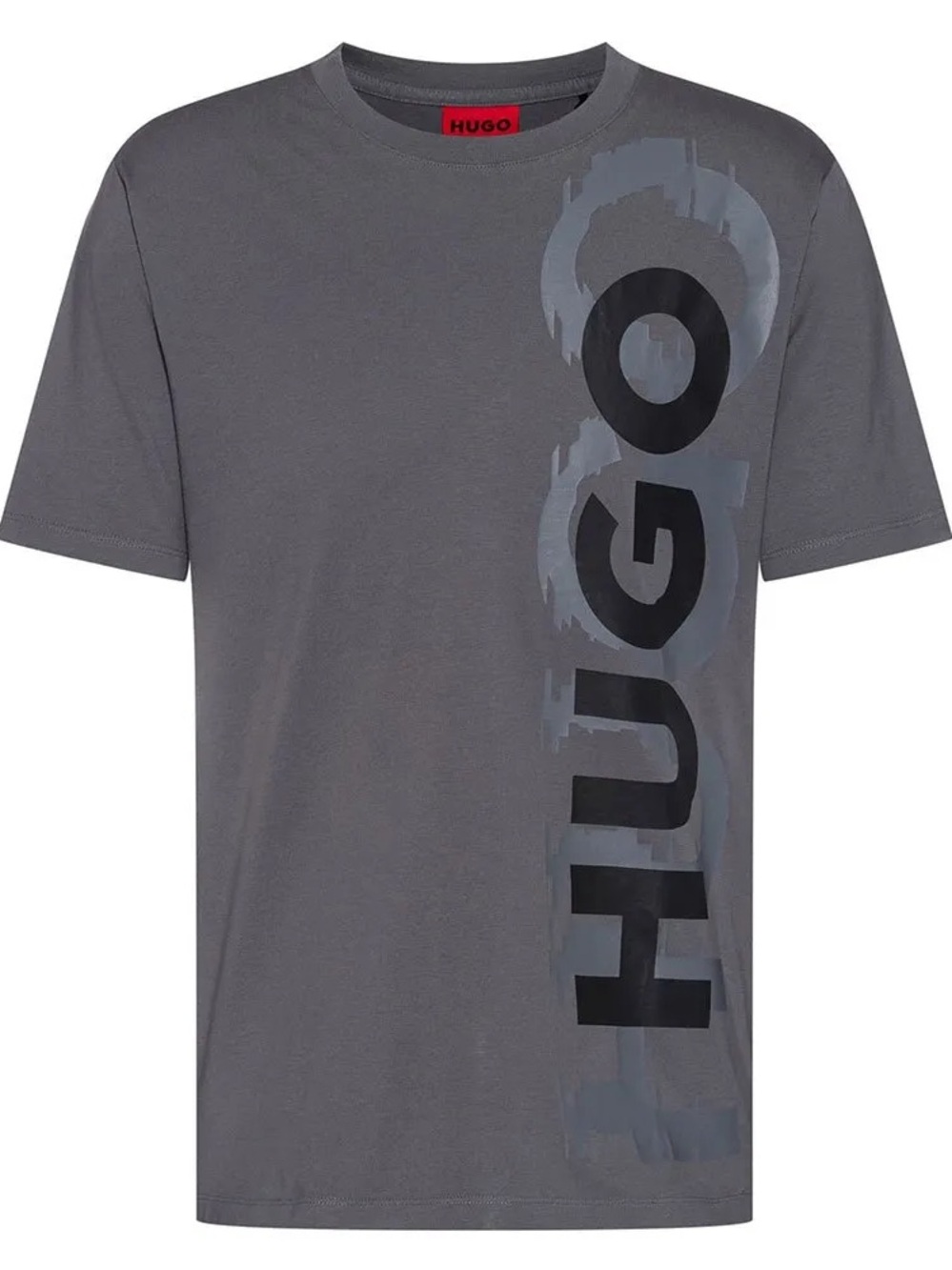 HUGO by Hugo Boss Dansovino Vertical Logo T-Shirt – Gray – XL